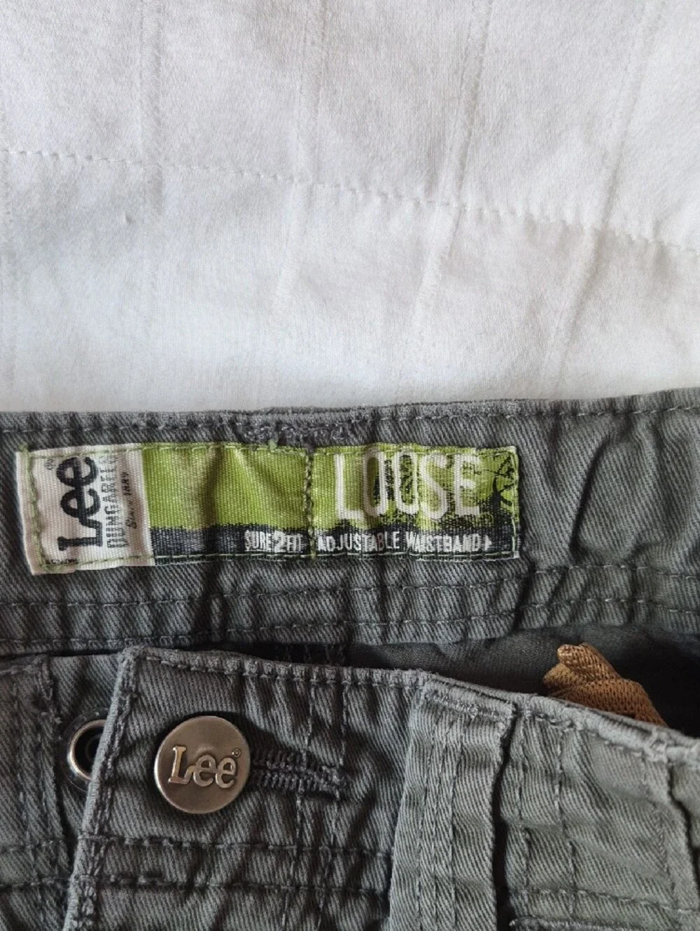 Lee Boy's Olive Green Cargo Shorts